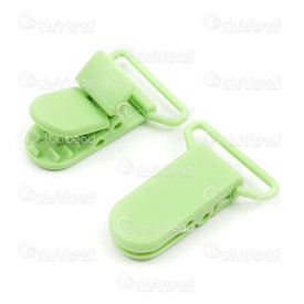 1709-0900-3505 - Plastic Pacifier clip 21x35MM Chartreuse With Loop Ideal for chew beads jewelry 1pc 1709-0900-3505,For teething jewelry,Clip,Plastic,Pacifier clip,21x35MM,Green,Chartreuse,Plastic,With Loop,1pc,China,Ideal for chew beads jewelry,montreal, quebec, canada, beads, wholesale