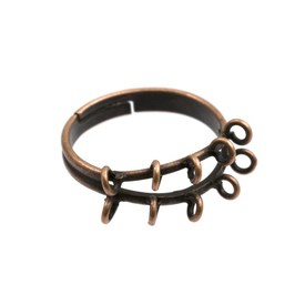 1711-0131-OXCO - Metal Finger Ring Adjustable size 18mm Diameter Antique Copper 10 Loops 10pcs 1711-0131-OXCO,Findings,Ring bases,Metal,Metal,Finger Ring Adjustable size,18mm Diameter,Brown,Antique Copper,Metal,10 Loops,10pcs,China,montreal, quebec, canada, beads, wholesale
