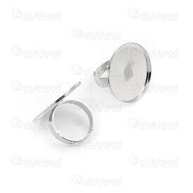 1711-2004-25 - Brass Bezel Cup Ring 25mm Round Nickel Adjustable size 6.5+ 10pcs 1711-2004-25,25MM,Brass,Bezel Cup Ring,Round,25MM,Grey,Nickel,Metal,Adjustable size 6.5+,10pcs,China,montreal, quebec, canada, beads, wholesale