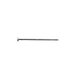 A-1714-0101 - Metal Head Pin 16mm Silver Wire Size 0.7mm-22GA 5x100pcs A-1714-0101,Metal,Head Pin,16MM,Grey,Silver,Metal,Wire Size 0.7mm,5x100pcs,China,montreal, quebec, canada, beads, wholesale