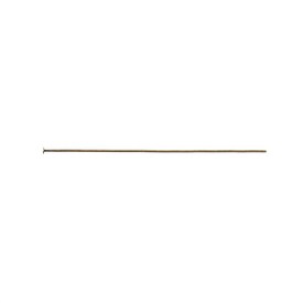 A-1714-0143 - Metal Head Pin 60MM Antique Brass Wire Size 0.7mm-22GA 200pcs A-1714-0143,1714-01,montreal, quebec, canada, beads, wholesale