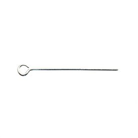 A-1714-0211 - Metal Eye Pin 25MM Silver Wire Size 0.7mm-22GA 5x100pcs A-1714-0211,Findings,Pins,Eye pins,Metal,Eye Pin,25MM,Grey,Silver,Metal,Wire Size 0.7mm,5x100pcs,China,montreal, quebec, canada, beads, wholesale