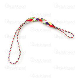 1715-0007-MIX - Nylon Cordon pour Cellulaire 3.5mm Rond Couleur Mix 10pcs 1715-0007-MIX,cord,montreal, quebec, canada, beads, wholesale