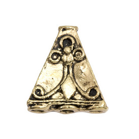 1717-0101-OXGL - Metal Connector Triangle Fancy 19X20MM Antique Gold 1 to 3 Holes 10pcs 1717-0101-OXGL,10pcs,19X20MM,Connector,Metal,Metal,19X20MM,Triangle,Triangle,Fancy,Gold,Antique,1 to 3 Holes,China,10pcs,montreal, quebec, canada, beads, wholesale