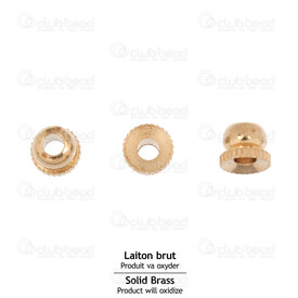 1717-0137-BR - Solid Brass Cone 3x4mm With Lines Natural 1.5mm Hole 100pcs 1717-0137-BR,cône,Solid Brass,Cone,With Lines,3X4MM,Yellow,Natural,Metal,1.5mm Hole,100pcs,China,montreal, quebec, canada, beads, wholesale