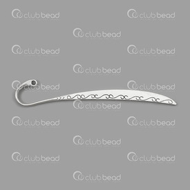 1719-0023-OXWH - Metal Bookmark Straight 12cm Antique Nickel With Engraved Designs 5pcs 1719-0023-OXWH,Findings,Bookmarks,Straight,Metal,Bookmark,Straight,12cm,Grey,Antique Nickel,Metal,With Engraved Designs,5pcs,China,montreal, quebec, canada, beads, wholesale