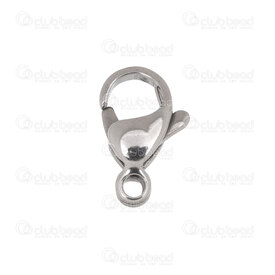 1720-0006-01 - Stainless Steel 304 Fish Clasp 8x13mm Natural 25pcs 1720-0006-01,hamecon,25pcs,Stainless Steel 304,Fish Clasp,8X13MM,Grey,Natural,Metal,25pcs,China,montreal, quebec, canada, beads, wholesale