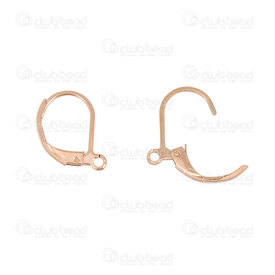 1720-0011-RGL - Stainless Steel 304 Leverback Earring 10x14x2mm Oval Rose Gold 1.2mm Loop 20pcs 1720-0011-RGL,Findings,Earrings,Leverback,20pcs,Stainless Steel 304,Leverback Earring,Oval,10x14x2mm,Pink,Rose Gold,Metal,1.2mm Loop,20pcs,China,montreal, quebec, canada, beads, wholesale