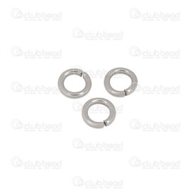 1720-0021-C - Stainless Steel 304 Closed Jump Ring 5mm Natural Wire Size 0.8mm 500pcs 1720-0021-C,500pcs,Stainless Steel 304,Closed Jump Ring,5mm,Grey,Natural,Metal,Wire Size 0.8mm,500pcs,China,montreal, quebec, canada, beads, wholesale