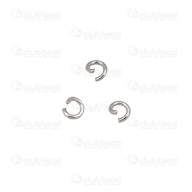 1720-0021 - Stainless Steel 304 Jump Ring 5MM Wire Size 1mm 10x100pcs 1720-0021,5mm,Stainless Steel 304,Jump Ring,5mm,Grey,Metal,Wire Size 1mm,10x100pcs,China,montreal, quebec, canada, beads, wholesale