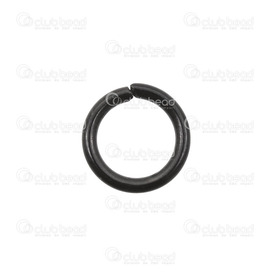 1720-0028-03 - Stainless Steel 304 Jump Ring 8MM Black Wire Size 1.2mm 50pcs 1720-0028-03,Findings,Rings,Stainless Steel 304,Jump Ring,8MM,Black,Metal,Wire Size 1.2mm,50pcs,China,montreal, quebec, canada, beads, wholesale