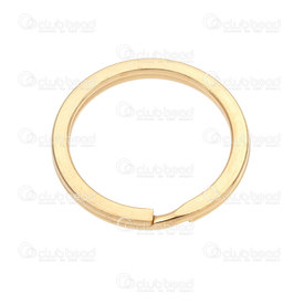 1720-0037-GL - Stainless Steel 304 Key Ring Split Ring Flat 28mm Gold 10pcs 1720-0037-GL,anneaux inox,Yellow,Stainless Steel 304,Key Ring Split Ring,Flat,28MM,Yellow,Gold,Metal,10pcs,China,montreal, quebec, canada, beads, wholesale