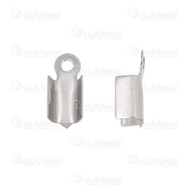 1720-0043-5.5 - Acier Inoxydable 304 Connecteur en ''U'' 4x5.5x3.5mm avec Boucle Naturel 100pcs 1720-0043-5.5,Accessoires de finition,Connecteurs,En U,montreal, quebec, canada, beads, wholesale