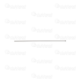 1720-0083 - Stainless Steel 304 Head Pin 50mm Natural Wire Size 0.6mm 200pcs 1720-0083,Findings,50MM,Head Pin,Stainless Steel 304,Head Pin,50MM,Grey,Natural,Metal,Wire Size 0.6mm,200pcs,China,montreal, quebec, canada, beads, wholesale