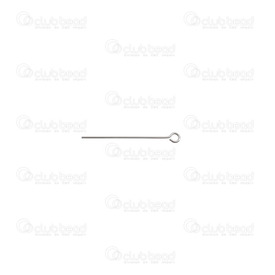 1720-0091 - Stainless Steel 304 Eye Pin 25mm Natural Wire Size 0.6mm 5x100pcs 1720-0091,Findings,Stainless Steel,25MM,Stainless Steel 304,Eye Pin,25MM,Grey,Natural,Metal,Wire Size 0.5mm,5x100pcs,China,montreal, quebec, canada, beads, wholesale