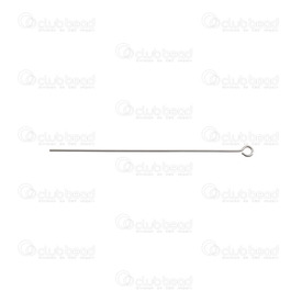 1720-0093 - Stainless Steel 304 Eye Pin 50mm Natural Wire Size 0.7mm 200pcs 1720-0093,Findings,Stainless Steel,200pcs,Stainless Steel 304,Eye Pin,50MM,Grey,Natural,Metal,Wire Size 0.7mm,200pcs,China,montreal, quebec, canada, beads, wholesale