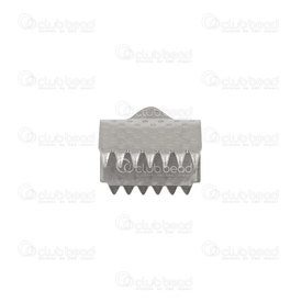 1720-0111-0203 - Stainless Steel 304 Ribbon Claw Connector 5x10mm Natural With Dots 50pcs 1720-0111-0203,50pcs,Stainless Steel 304,Ribbon Claw Connector,5X10MM,Grey,Natural,Metal,With Dots,50pcs,China,montreal, quebec, canada, beads, wholesale