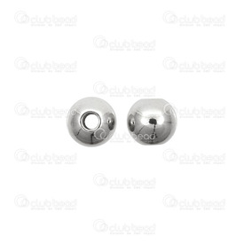 1720-0133 - Stainless Steel 304 Bead 6MM Round 2mm Hole 50pcs 1720-0133,6mm,50pcs,Bead,Metal,Stainless Steel 304,6mm,Round,Grey,2mm Hole,China,50pcs,montreal, quebec, canada, beads, wholesale