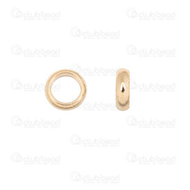 1720-0142-4.5GL - Acier Inoxydable 304 Bille Separateur Anneau 1.5x4.5mm Trou 3mm Plaque Or 50pcs 1720-0142-4.5GL,Spacers,montreal, quebec, canada, beads, wholesale