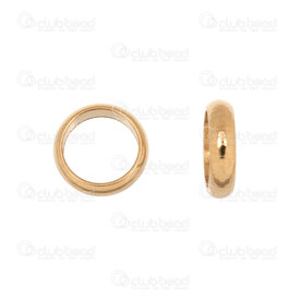1720-0143-GL - Acier Inoxydable 304 Bille Separateur Anneau 8x2mm Trou 6mm Plaque Or 50pcs 1720-0143-GL,Accessoires de finition,Séparateurs,Billes,montreal, quebec, canada, beads, wholesale