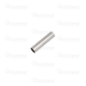 1720-0186-102.5 - Stainless Steel 304 Bead Tube 10x2.5mm 2mm hole Natural 50pcs 1720-0186-102.5,Findings,montreal, quebec, canada, beads, wholesale