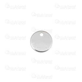 1720-0194-01 - Stainless Steel 304 Charm Disk 6mm Natural 1mm Hole 50pcs 1720-0194-01,Pendants,50pcs,Charm,Metal,Stainless Steel 304,6mm,Round,Disk,Grey,Natural,1mm Hole,China,50pcs,montreal, quebec, canada, beads, wholesale