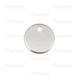 1720-0194-03 - Breloque Acier Inoxydable 304 Disque 10mm Naturel Trou 1.5mm 20pcs 1720-0194-03,Breloques,Acier inoxydable,10mm,Breloque,Métal,Stainless Steel 304,10mm,Rond,Disque,Gris,Naturel,1.5mm hole,Chine,20pcs,montreal, quebec, canada, beads, wholesale