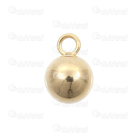 1720-0195-03-GL - Stainless Steel 304 Charm Ball 6x9mm Gold Plated 10pcs 1720-0195-03-GL,Charms,10pcs,Charm,Metal,Stainless Steel 304,6X9MM,Round,Ball,Yellow,Gold,China,10pcs,montreal, quebec, canada, beads, wholesale