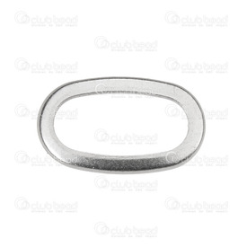 1720-0201 - Stainless Steel 304 Link Ring Oval Flat 20x12mm Natural 20pcs 1720-0201,Findings,Rings,Others,20pcs,Stainless Steel 304,Link Ring,Oval Flat,20X12MM,Grey,Natural,Metal,20pcs,China,montreal, quebec, canada, beads, wholesale