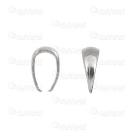 1720-0221 - Stainless Steel 304 Bail 4x8mm Natural 50pcs 1720-0221,Findings,Bails,Stainless Steel 304,Bail,4X8MM,Grey,Natural,Metal,50pcs,China,montreal, quebec, canada, beads, wholesale