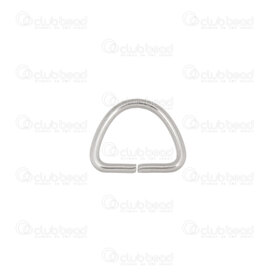 1720-0225 - Stainless Steel 304 D-Ring 8x9mm Natural Wire Size 1mm 50pcs 1720-0225,50pcs,Natural,Stainless Steel 304,D-Ring,8X9MM,Grey,Natural,Metal,Wire Size 1mm,50pcs,China,montreal, quebec, canada, beads, wholesale
