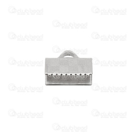 1720-0231 - Stainless Steel 304 Ribbon Claw Connector 10mm Natural 50pcs 1720-0231,50pcs,10mm,Stainless Steel 304,Ribbon Claw Connector,10mm,Grey,Natural,Metal,50pcs,China,montreal, quebec, canada, beads, wholesale