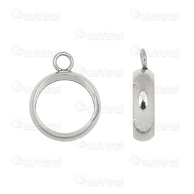 1720-0233-03 - Stainless Steel 304 Bead Spacer Ring With 1 loop 10x3mm Natural 8mm Hole 20pcs 1720-0233-03,Findings,Spacers,20pcs,Bead,Spacer,Metal,Stainless Steel 304,10X3MM,Round,Ring,With 1 loop,Grey,Natural,8mm Hole,montreal, quebec, canada, beads, wholesale