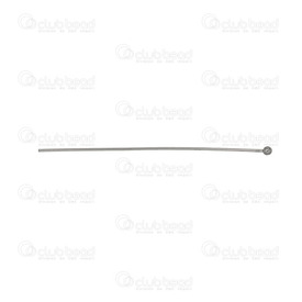 1720-0251 - Stainless Steel 304 Ball Pin 50mm Natural Wire Size 0.6mm 200pcs 1720-0251,Stainless Steel 304,Ball Pin,50MM,Grey,Natural,Metal,Wire Size 0.6mm,200pcs,China,montreal, quebec, canada, beads, wholesale