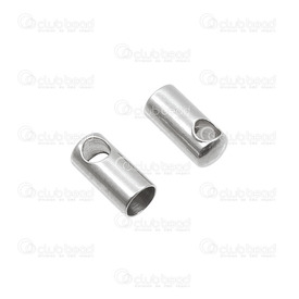 1720-0263 - Stainless Steel 304 Snake Connector 3.2mm Natural 20pcs 1720-0263,Findings,Connectors,Cords end,20pcs,Stainless Steel 304,Snake Connector,3.2MM,Grey,Natural,Metal,20pcs,China,montreal, quebec, canada, beads, wholesale