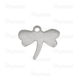 1720-2010-03 - Stainless Steel 304 Pendant Dragonfly 17x14mm Natural 20pcs  Theme: Animals 1720-2010-03,Pendants,Pendant,Metal,Stainless Steel 304,17X14MM,Dragonfly,Natural,China,20pcs,Theme: Animals,montreal, quebec, canada, beads, wholesale