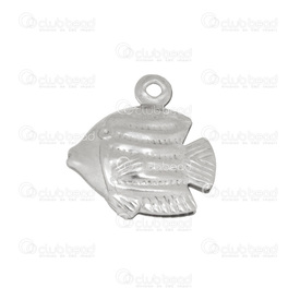 1720-2110-007 - animal stainless steel charm small fish 20pcs 1720-2110-007,Poisson,montreal, quebec, canada, beads, wholesale