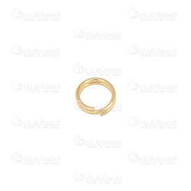 1720-2200-5MM-GL - Stainless Steel 304 Split Ring 5mm Gold Color 50pcs 1720-2200-5MM-GL,Findings,5mm,Stainless Steel 304,Split Ring,5mm,Yellow,Gold,Metal,50pcs,China,montreal, quebec, canada, beads, wholesale