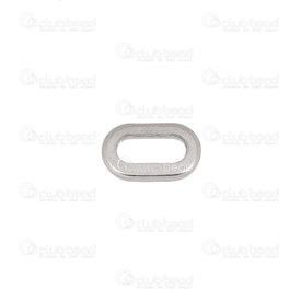 1720-2303 - Stainless Steel 304 Link Ring Rounded Rectangle Flat 6.5x11x1.2mm Natural 20pcs 1720-2303,Findings,Rings,Stainless Steel 304,Link Ring,Flat,Rounded Rectangle,6.5x11x1.2mm,Grey,Natural,Metal,20pcs,China,montreal, quebec, canada, beads, wholesale