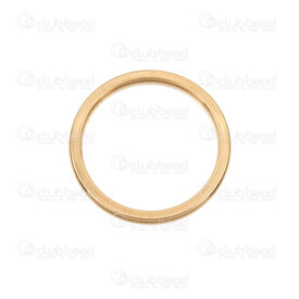 1720-2360-21GL - Stainless Steel 304 Ring Circle 21x2mm Inner Diameter 17.5mm (size 7 Finger Ring) Gold Plated 10pcs 1720-2360-21GL,12.0,,montreal, quebec, canada, beads, wholesale