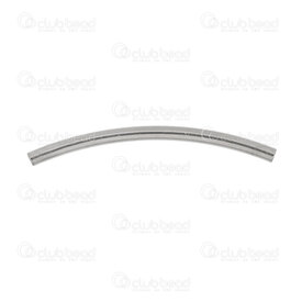 1720-240107-0535 - Acier Inoxydable 304 Bille Tube 35x2mm Courbe Trou 1mm Naturel 20pcs 1720-240107-0535,Accessoires de finition,35,montreal, quebec, canada, beads, wholesale