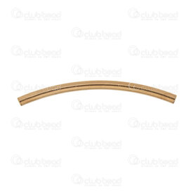 1720-240107-0535GL - Acier Inoxydable 304 Bille Tube 35x2mm Courbe Trou 1mm Plaque Or 20pcs 1720-240107-0535GL,Accessoires de finition,Séparateurs,montreal, quebec, canada, beads, wholesale