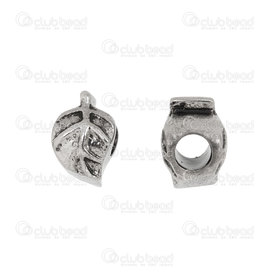 1720-240315-13AN - stainless steel bead leaf 13x9mm antique 2pcs 1720-240315-13AN,leaf beads,montreal, quebec, canada, beads, wholesale