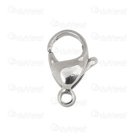 1720-2501-171 - Stainless Steel 304 Fish Clasp 9x17mm Natural 10pcs 1720-2501-171,1720-2,10pcs,Grey,Stainless Steel 304,Fish Clasp,9x17MM,Grey,Natural,Metal,10pcs,China,montreal, quebec, canada, beads, wholesale