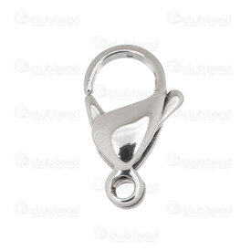 1720-2501-191 - Stainless Steel 304 Fish Clasp 10x19mm Natural 10pcs 1720-2501-191,Findings,Clasps,Springing,Stainless Steel 304,Fish Clasp,10X19MM,Grey,Natural,Metal,10pcs,China,montreal, quebec, canada, beads, wholesale