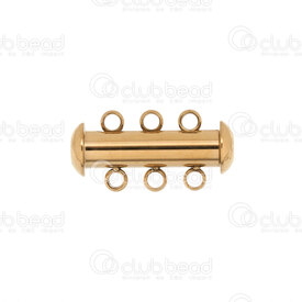 1720-2520-03GL - Stainless Steel 304 Magnetic Clasp Multi-Rows 20x10mm 3 Rows Gold 1.5mm Loop 4pcs 1720-2520-03GL,Stainless Steel Clasp,4pcs,Stainless Steel 304,Magnetic Clasp,Multi-Rows,3 Rows,20x10mm,Yellow,Gold,Metal,1.5mm Loop,4pcs,China,montreal, quebec, canada, beads, wholesale