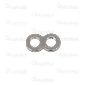 1720-2608-11 - stainless steel link infinity shape 1.2x6x11mm natural 20pcs 1720-2608-11,Findings,Stainless Steel,montreal, quebec, canada, beads, wholesale