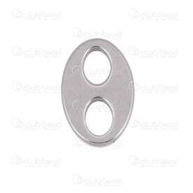 1720-2612-15F - Stainless Steel 304 Link Coffe Bean 15x10x2mm Flat Natural 20pcs 1720-2612-15F,gs,montreal, quebec, canada, beads, wholesale