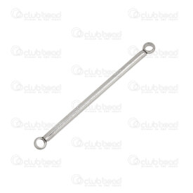 1720-2613-35 - Stainless Steel Connector Tube 35x1.5mm Natural 10pcs 1720-2613-35,Findings,Stainless Steel,montreal, quebec, canada, beads, wholesale
