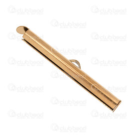 1720-2667-35GL - Stainless Steel 304 Multi-Rows Connector Tube 35x4mm Gold Plated 10pcs 1720-2667-35GL,35,montreal, quebec, canada, beads, wholesale